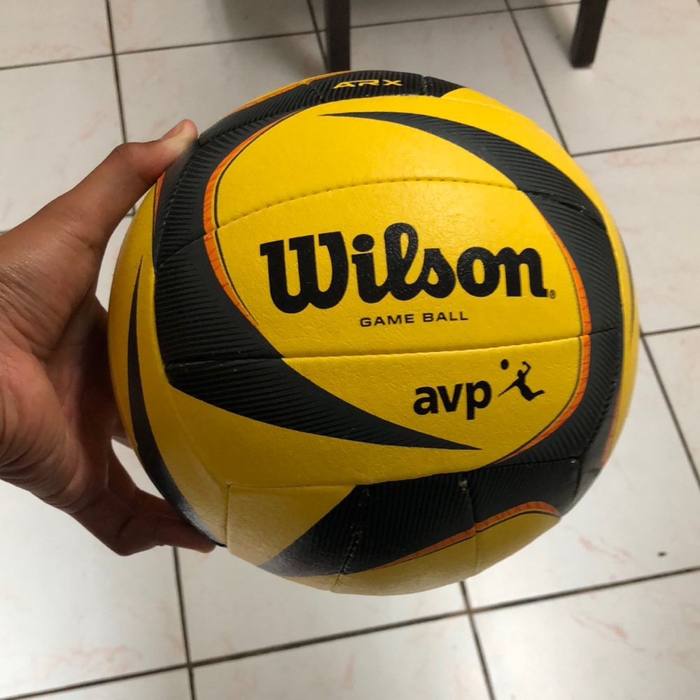 Wilson AVP Volleyball - Yellow and Black